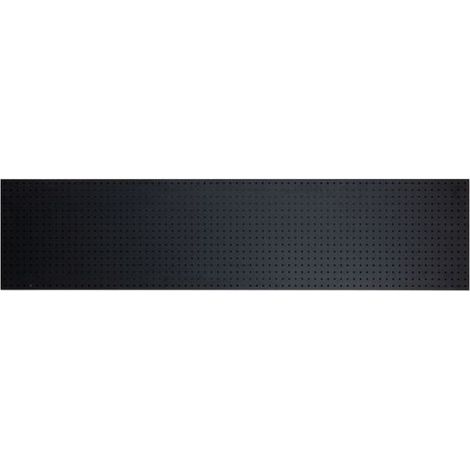 Panneau mural pour rangement d'outils 181x41cm – Acier noir mat – Fixation murale horizontale/verticale – Capacité 50 kg – Feroce (1/5)