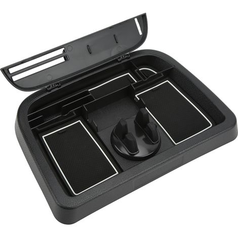 Support Grip Tesla Model 3/Y 2017-2022, Plateau Organisateur Multifonction pour Tableau de Bord, Compatible avec Coque de Rangement