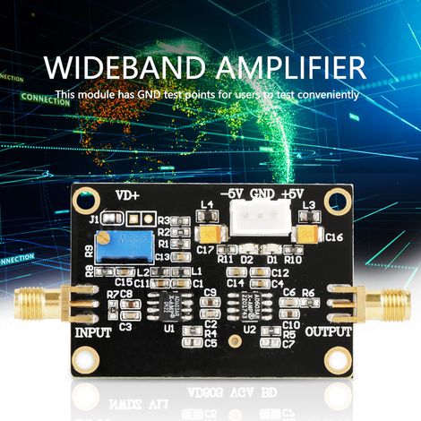Module AD603 Amplificateur Large Bande Gain Réglable DA Contrôle Programme AGC 90M (1/5)