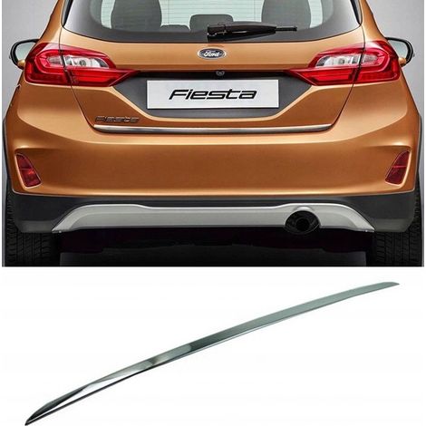 Ford Fiesta Mk7 VII 17+ Chrom-Kofferraumdeckel-Schutzleiste (1/4)