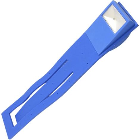 Ruilogod Silicone souple Support clip LED lampe de lecture bleu
