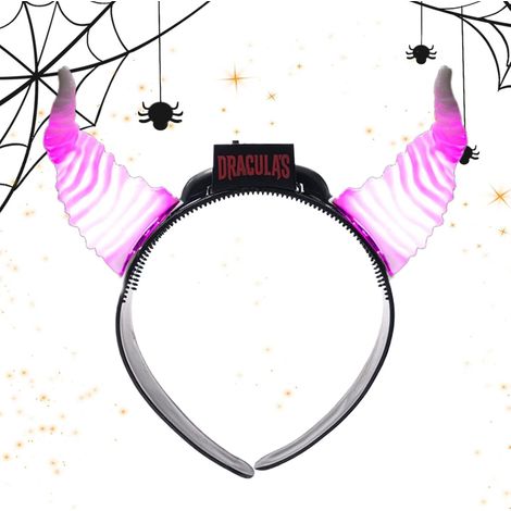 Halloween-Stirnband mit LED-Beleuchtung Verstellbares Kopfstück für Teenager und Erwachsene, Partykostüm, Auftritte, Fotografie (1/5)