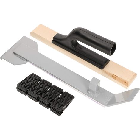 KOTARBAU Kit de montage robuste - 42 éléments - Entretoises professionnelles - Avec enclume et sous-couche - Bois de contreplaqué pour stratifié, parquet, planchers en bois. (1/5)