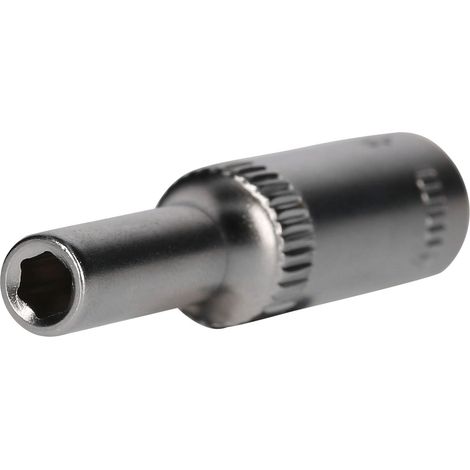 BRILLIANT TOOLS 1/4" Vaso hexagonal largo 4 mm - BT020950 (1/4)
