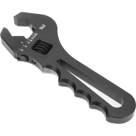 Verstellbarer Schraubenschlüssel aus Aluminiumlegierung, tragbares Werkzeug für Heimwerkerarbeiten an Rohren (1/5)