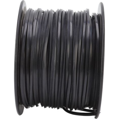 Hocheffiziente schwarze Nylon-Trimmerschnur mit 3,3 mm (0,13 Zoll) Vierkantprofil, kompatibel mit Husqvarna Freischneidern, 100 m (328,1 Fuß) (1/5)