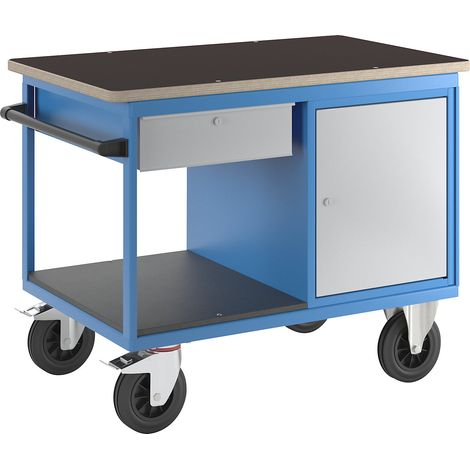 eurokraft pro, Chariot de montage, 1 armoire, 1 tiroir, corps