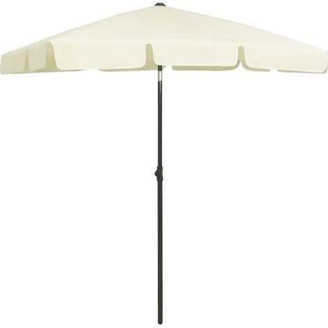 Maison Exclusive - Parasol de plage jaune sable 180x120 cm