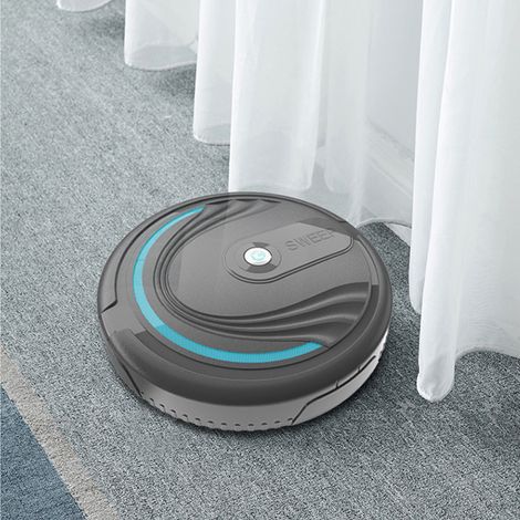 Automatischer, intelligenter Saugroboter für Hartböden, Fliesen, Tierhaare und Teppiche, kabellose Hausreinigung (1/5)