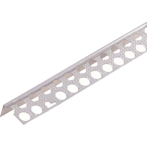 PROTEKTOR 9299 Aluminium Abschlussprofil Göppinger Profil 250cm 50 Stück Silber Plattenstärke 12,5mm für Gipskarton, Göppinger Profil, Putzprofil (1/5)
