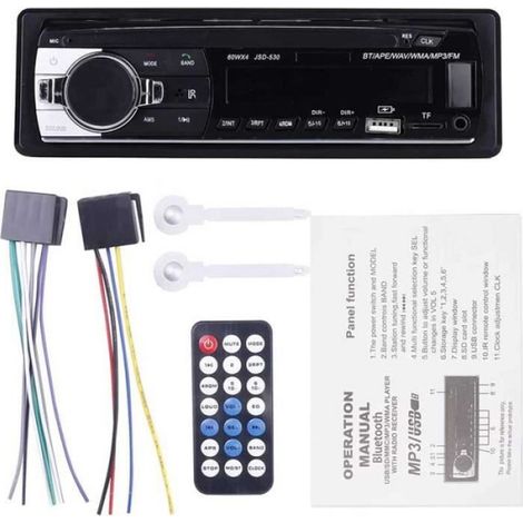 Autoradio Bluetooth - - NK - 4x40W - Double Port USB - Fonction Mains Libres (1/4)