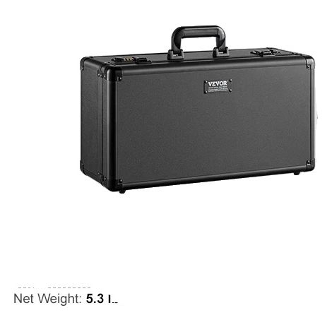 Caja de almacenamiento para tarjetas clasificadas, diseño resistente, seguridad mejorada, cerradura de combinación de 162 teclas. (1/2)