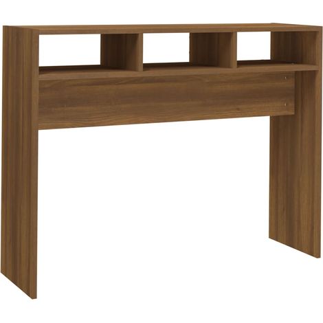 Maison Exclusive - Mesa consola madera contrachapada roble marrón