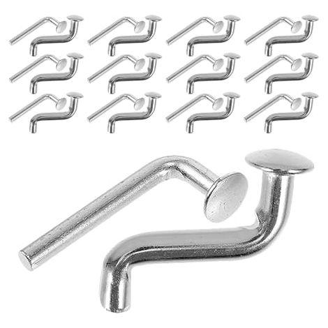 50 Goupilles De Sécurité Pour Rack Type L/S Clips De Verrouillage Rivetés Goupille Rack Pour Rayonnage À Palettes Sécurité Des Étagères Stockage En Entrepôt Et Garage (1/5)
