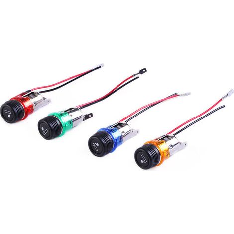 Allume-Cigare Universel 12 V pour Voiture avec Éclairage LED Intégré et Prise USB (1/3)