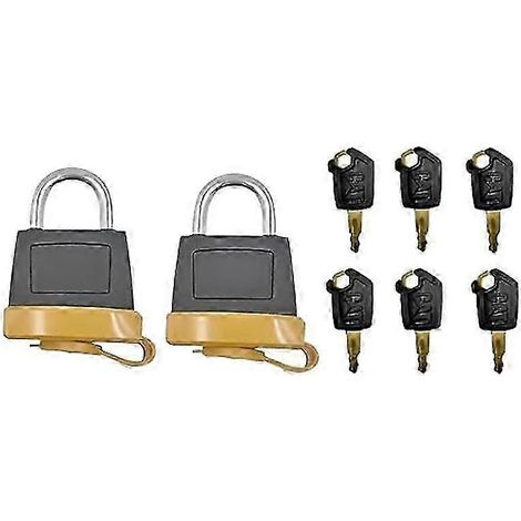 2 cadenas 246-2641 avec 6 clés de contact 5P8500 pour Cat 20103300 2849039 7X7700 1428828 js (1/5)