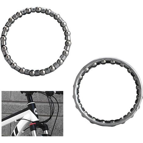 30 Pièces Roulement Cage a Bille Vélo Roulements pour Jeu de Direction Cages a Billes Roulements 40 mm Roulement à Billes Cages avec 20 Billes Cadre Fourche Avant Bead Headset pour Vélo de Mont (1/5)