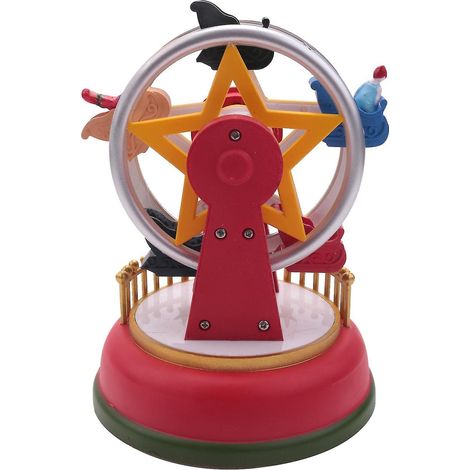 Roue musicale lumineuse de Noël - Idée cadeau de Noël - Cadeau de veille de Noël - Décoration de Noël pour la maison (1/5)