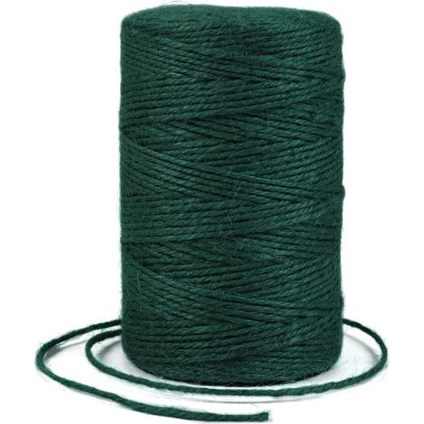 Ficelle Jute 2mm x 200m - Corde Naturelle Verte - Jardinage Bricolage Déco - Ficelle Jute 2mm x 200m - Corde Naturelle Verte - Jardinage Bricolage Déco (1/5)