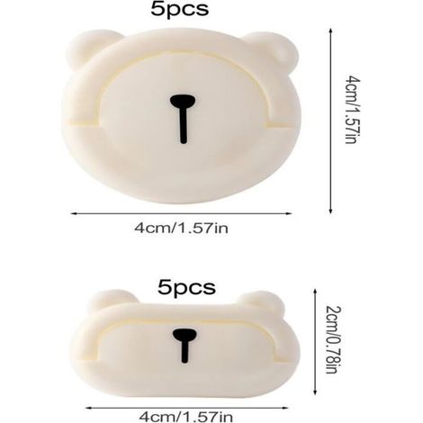 10 cache-prises de sécurité pour bébé avec poignée de traction cachée - Cache-prises de sécurité enfant