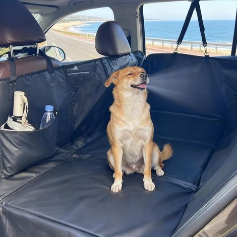 Car Dog Protection, Solid Stand, Rigid Bottom, PU Leather Boot Protection Mat, Maximum Load 180 kg, 100% Waterproof and Resistant (1/5)
