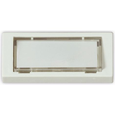 HEIDEMANN Klingeltaster 70182, reinweiß, 25x60x13 mm