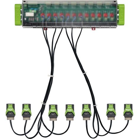 Kermi x-net ready line EGO plus 12 fertig verdrahtet, für zwölf Heizkreise, SFEKLVKE112230