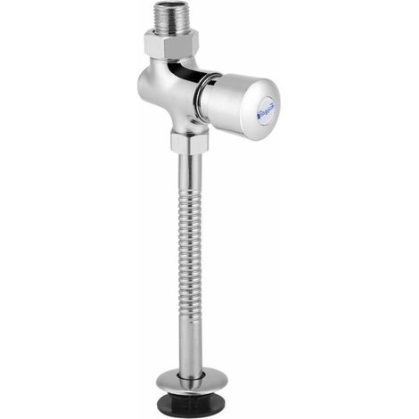 Robinet de Chasse d'Urinoir Métallique, Robinet d'Urinoir avec Arrêt Automatique de Retard Manuel de Type de Poussée Manuelle 0,8 Mpa pour Salle de Bain (1/5)