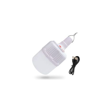 Lampe Camping Rechargeable 5000K 50W Ampoule Lanterne Camping USB 4 Modes De Luminosité à L'IntéRieur Et à L'ExtéRieur Pour L'éClairage De La Maison Et Les éVéNements D'Urgence (1/5)
