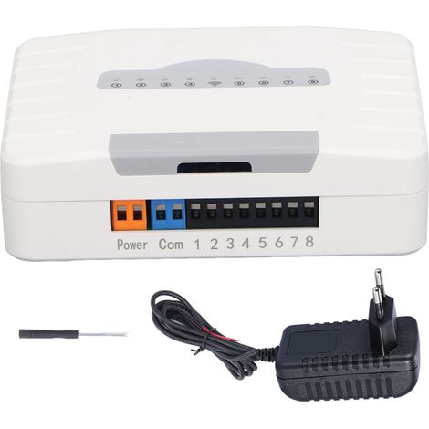 Contrôleur d'arrosage automatique intelligent à distance via application mobile, multizone, avec électrovanne, pour jardin et pelouse, prise UE 110-240 V (1/5)