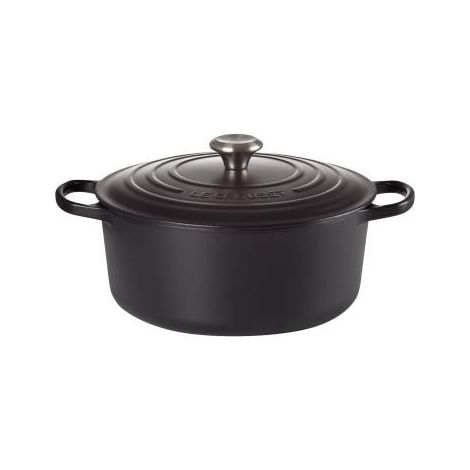 Le Creuset Cocotte Ronde Signature Noir 5,3L 26cm