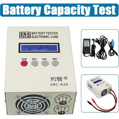 Tester di capacità della batteria EBC-A20 con funzione di carica e scarica per batterie al litio/piombo-acido