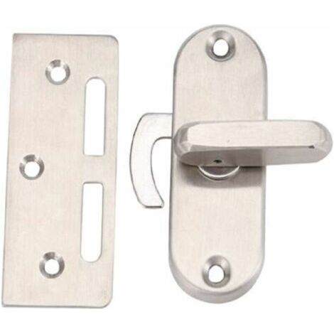YUM Drill Bit Set 90 Degree Flip Stainless Steel Sliding Door Lock Latch Cam Lock Curved Door Buckle (1/5)