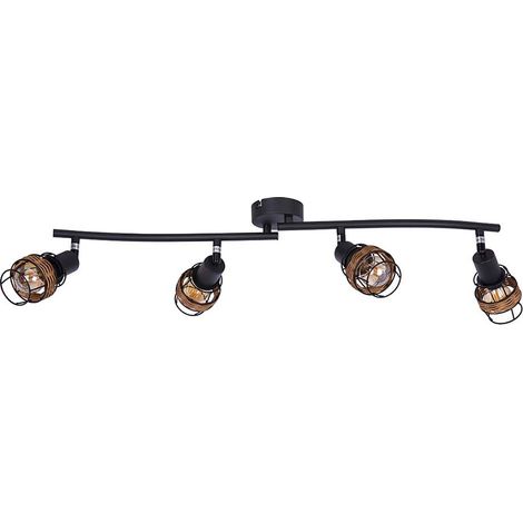 Deckenlampe Schlafzimmerleuchte Wohnzimmerlampe Spots beweglich 4 Flammig