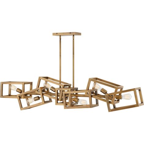 Ensemble Pendente Hinkley Fredrick Ramond a 6 luci in bronzo spazzolato (1/5)