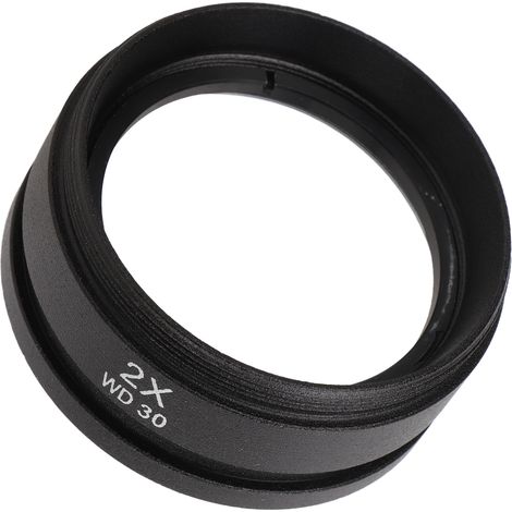 Objectif auxiliaire 2X pour microscope stéréo à zoom, filetage 48mm, compatible microscope trinoculaire (1/5)