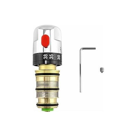 Thermostat, mitigeur thermostatique de douche, robinet mitigeur de douche en laiton