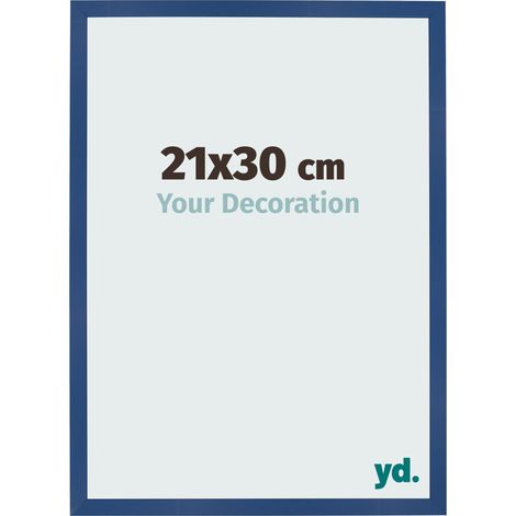 yd. - Cadre photo 21x30 - Bleu Fonce - MDF - Bologna (1/5)