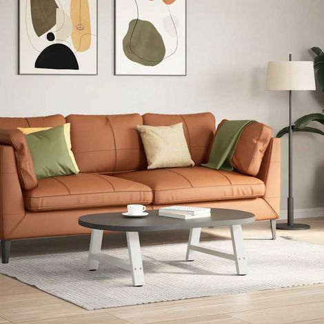 Maison Exclusive - Couchtischbeine A-Form 2 Stk. Weiß 60x(30-31)