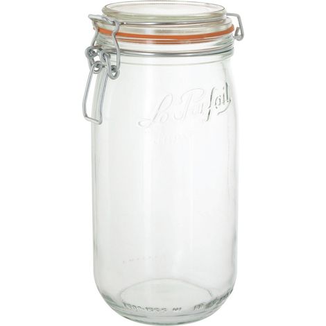 set de 6 tarros de cristal 1,5l - 900508 - Le Parfait -