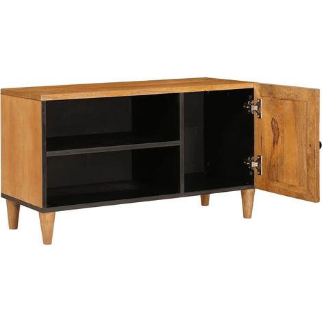 Maison Exclusive - Unites TV Marron Clair 80 x 33 x 46 cm Bois d'ingénierie (1/5)