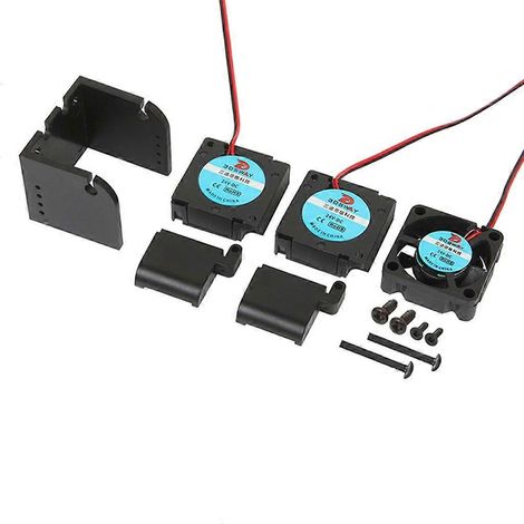 3D-Druckdüse, Extruderlüfterhalterung, TurboFan-Luftkanal, Gebläselüfterhalterungssatz, 24V-Lüfter für 3D-Drucker.