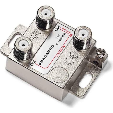 Fracarro 280701 PA2 Vertikale Trennwand 2-Wege-F-Verbindung TV- und Satellitenband