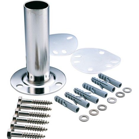 Leiterendstücke 1 Paar aus Edelstahl V4A für Holmdurchmesser 43 mm