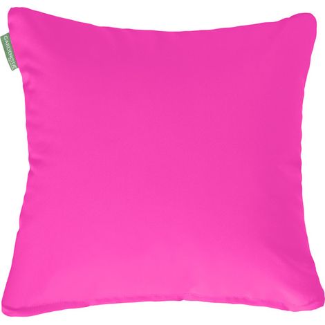 Gardenista - Cuscini quadrati da giardino, 60x60 cm Cuscini per schienale per sedie in rattan con imbottitura, Cuscini quadrati resistenti all'acqua, Cuscini sparsi per giardino - Rosa (1/5)