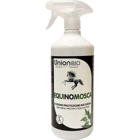 EQUINOMOSCA Natürliche Parfüm-Lotion für Pferde Unerwünschter Duft für Fliegen und Bremsen 1000 ml