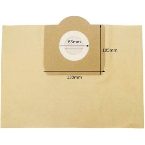 Sac d'aspirateur Karcher WD3 Premium avec Lot de 5 Sacs Droits- (1/5)