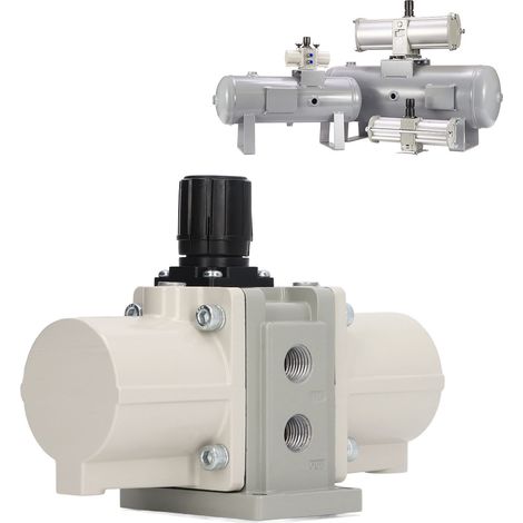 Ej.Life Gas-Booster-Pumpe, SMC-Typ Einstellbare Stabile Druckerhöhungs-Luft-Booster-Pumpe für den Industriellen Einsatz (1/5)