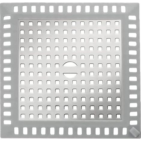 Bouchon Lavabo Cuisine Carré Filtre Bonde Douche Bonde de Douche Filtre Cheveux Douche Grille de Douche Anti-Cheveux Convient pour Salle de Bain, Cuisine, évier et Plus Encore (12,5 cm x 12,5 cm) (1/4)