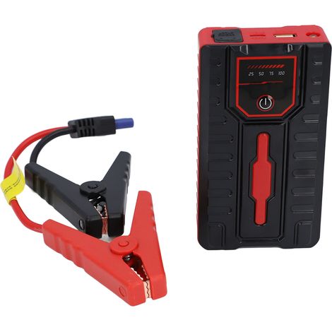 Démarreur de batterie 12 V pour voiture, 20 000 mAh, avec écran LED, lampe torche et sortie USB, pour véhicules essence jusqu'à 7 L ou diesel jusqu'à 5,5 L. (1/5)